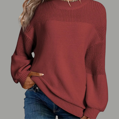 Cecille™ - Løst Strikket Sweater